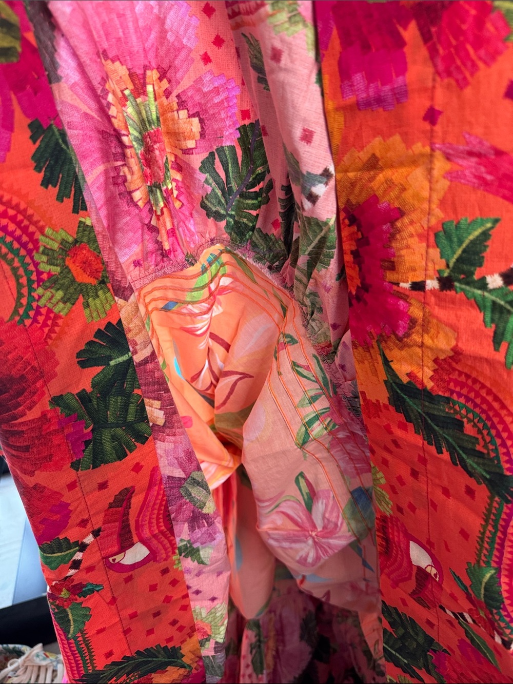 FARM Rio Mixed Warm Prints Maxi Dress - Picture 11 of 12